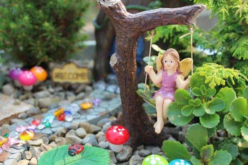 Swinging Fairy Statue