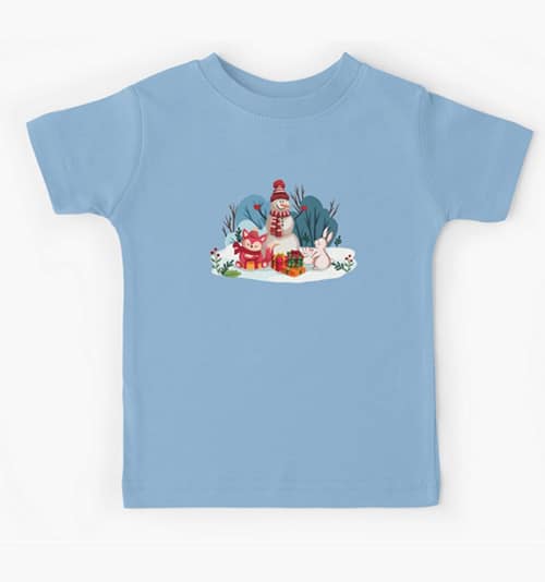 snowman kid tshirt