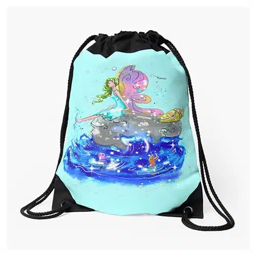 blue fairy drawstring