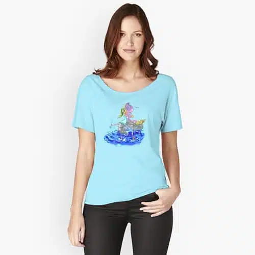 blue fairy relaxed tshirt