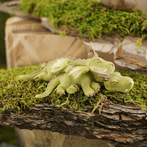 top collection miniature fairy garden mini cuddling dragons