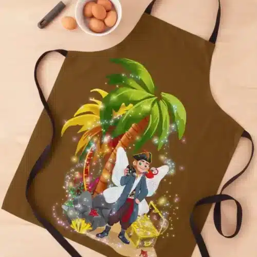 pirate pete and the lost fairy treasure's book apron