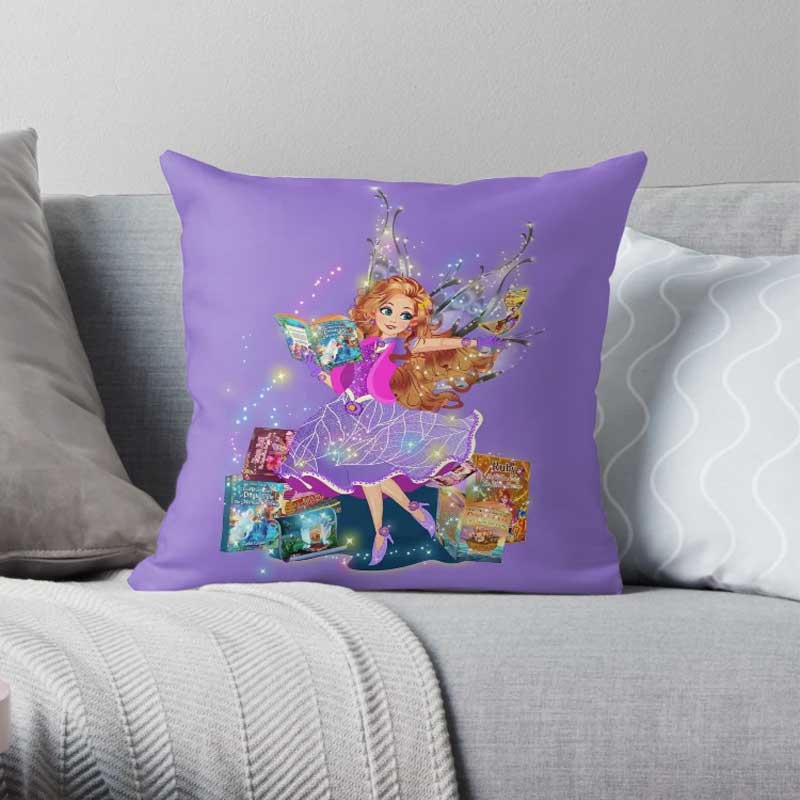 felicia shares the beautiful magical fairy book club pillow