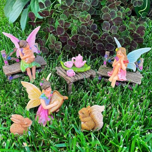 miniature starter kit fairy garden set of 12 pcs