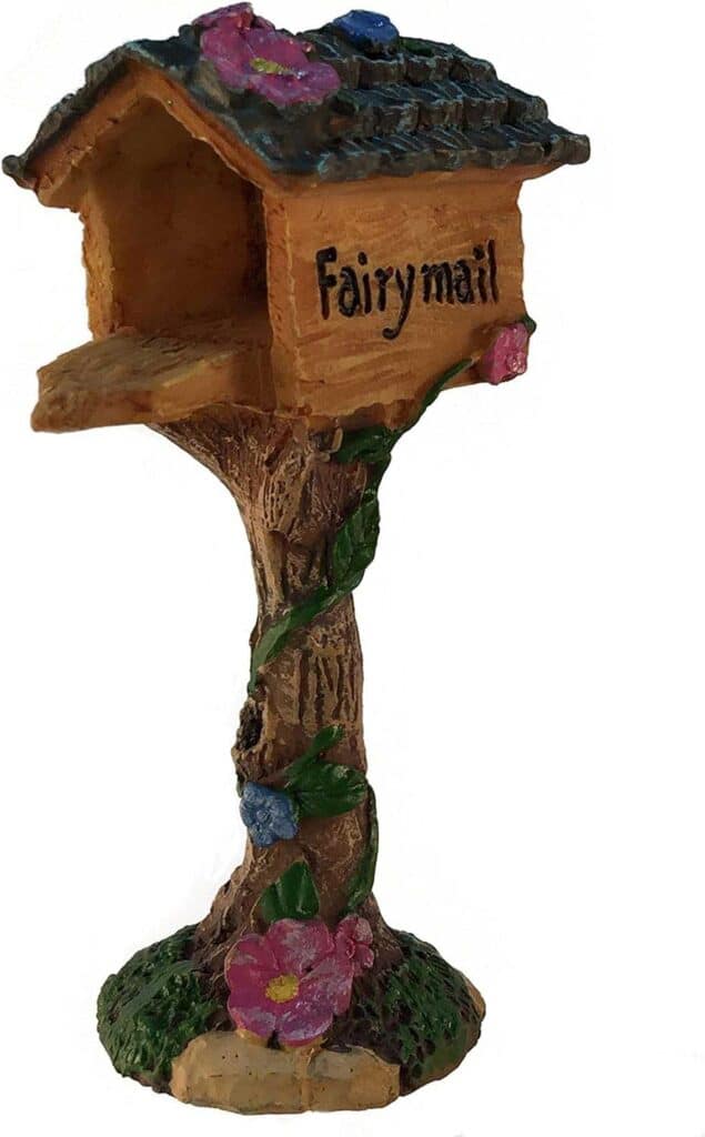 glitzglam miniature fairy mailbox for the enchanted garden a fairy garden accessory