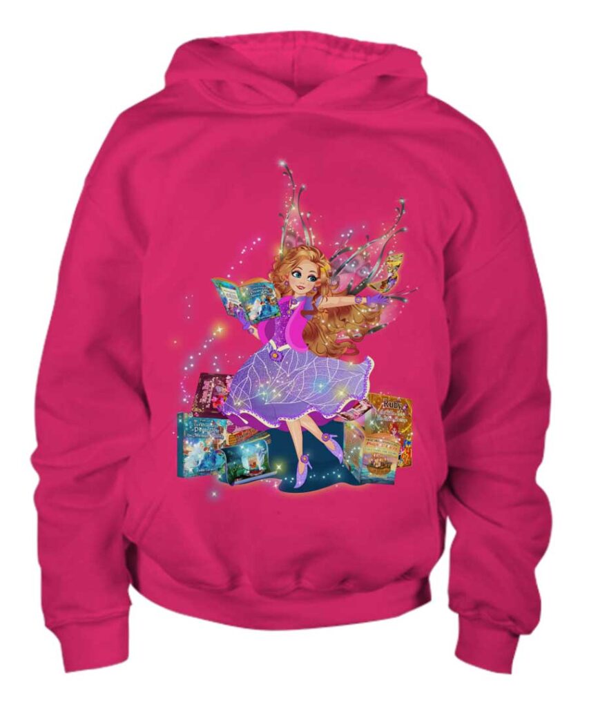 felicia shares the beautiful magical fairy book club youth hoodie