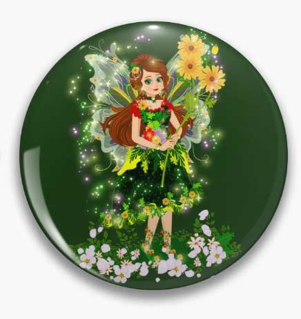 the romantic forest wedding of trayna the forest fairy™ pin