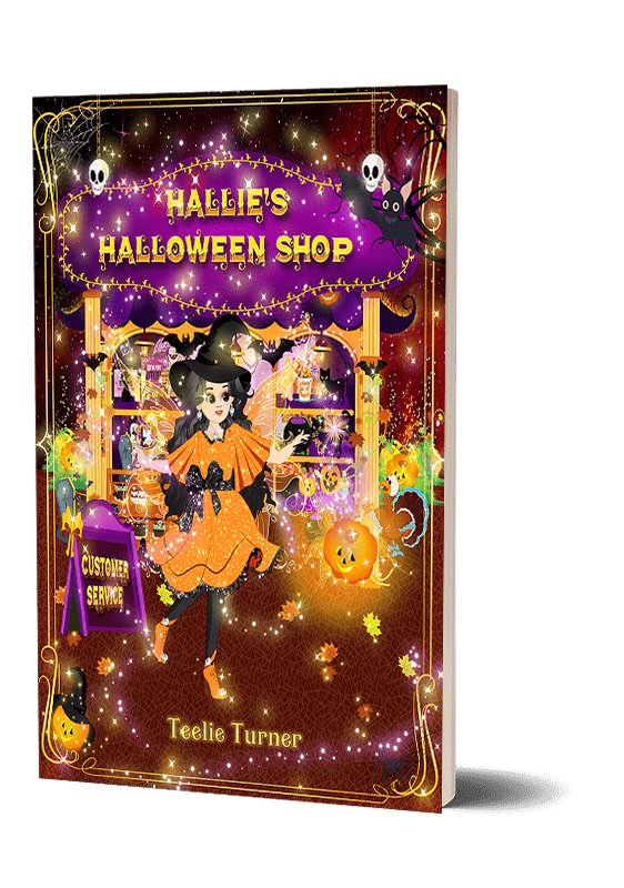 final halli halloween slim book cover mockup min