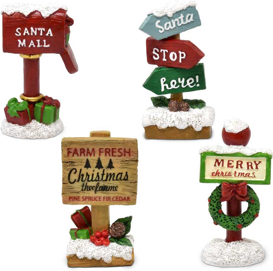 gift boutique mini assorted village christmas