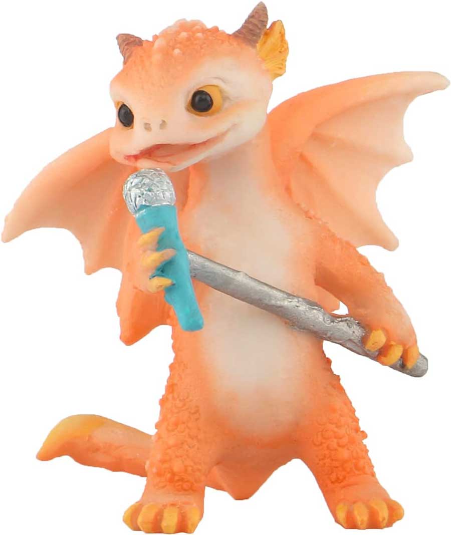 dragon statue mini dragon figurine, resin home decor, cute ornaments, lucky animal garden statue for micro landscape (song of the dragon)