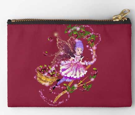 serena and the sugar plum fairy solution zipper pouch