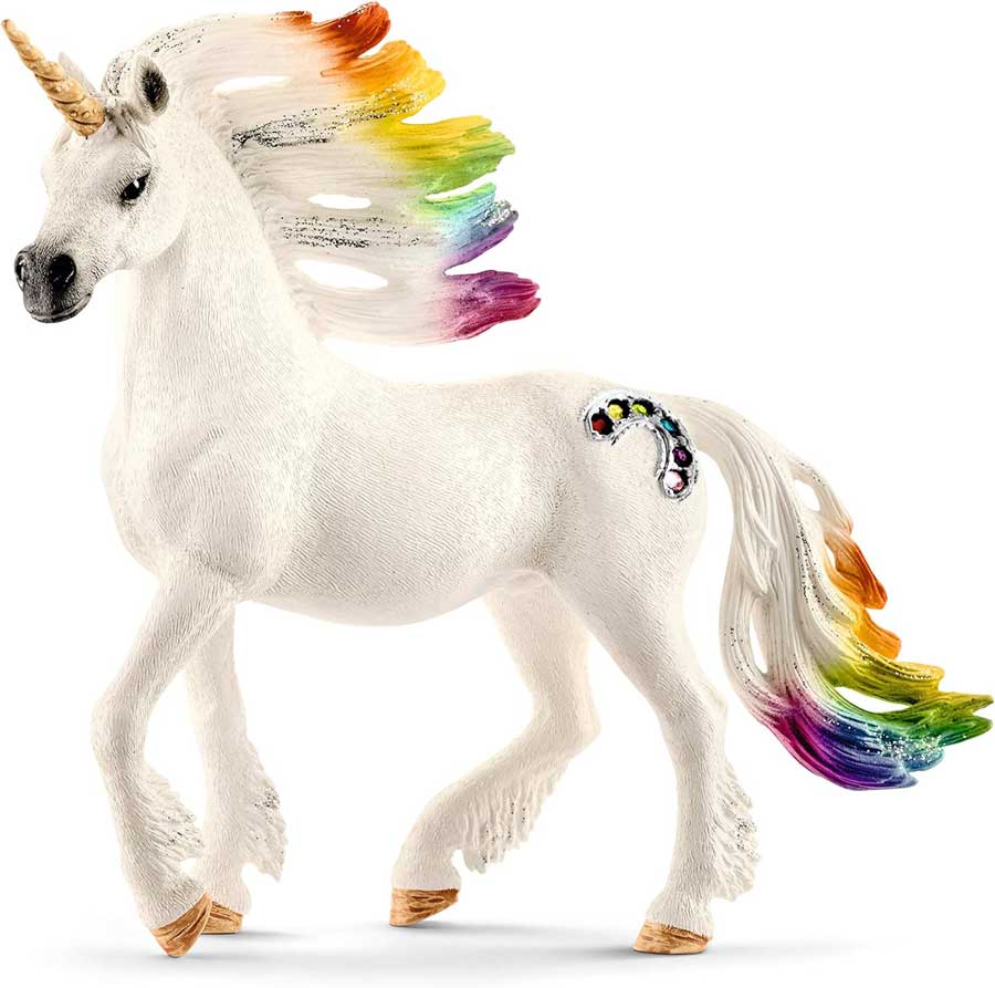 schleich bayala unicorn toys for girls and boys rainbow unicorn stallion