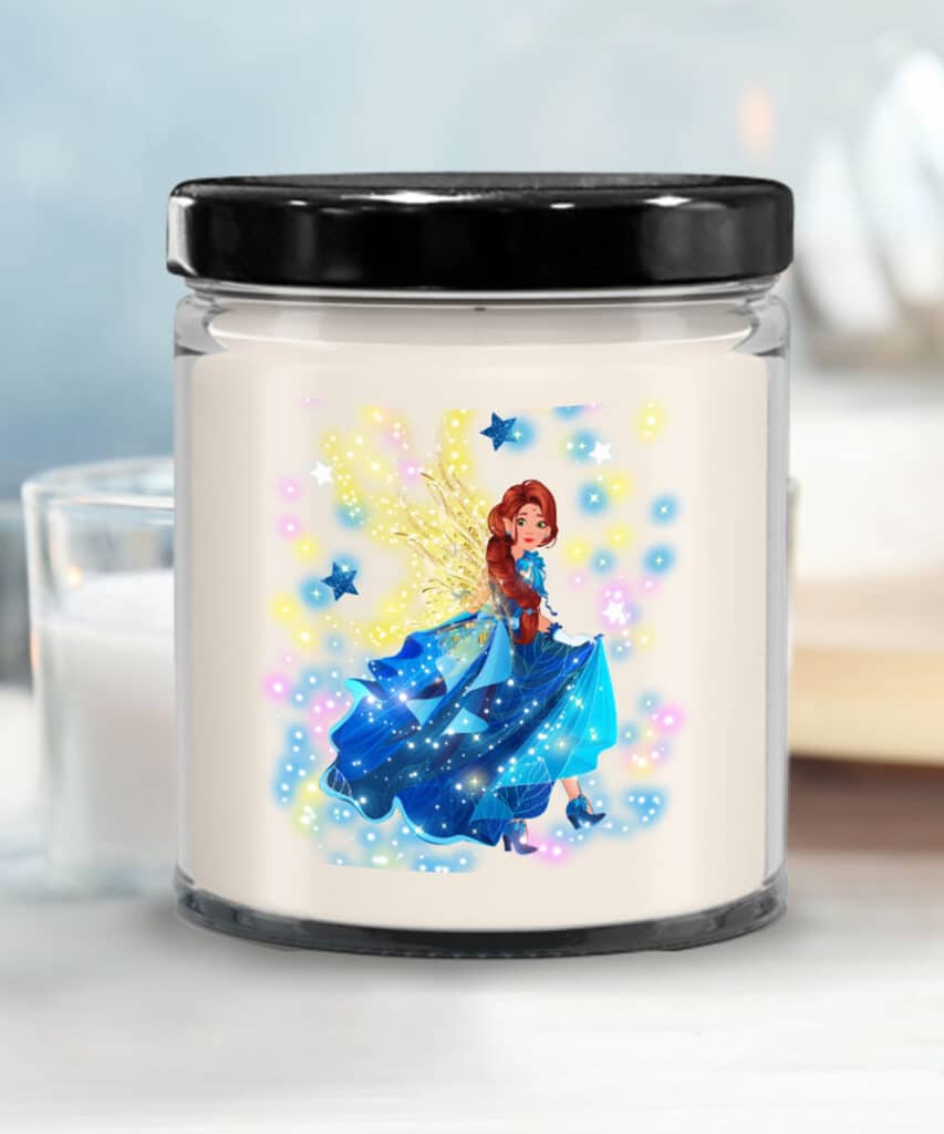 gigi~the magical chic fairy~gigi's new assistant 9oz vanilla soy candle