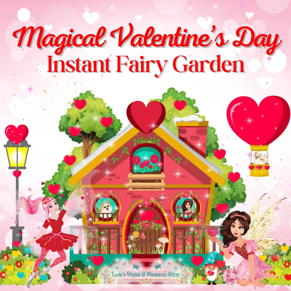 magical valentine’s day instant fairy garden