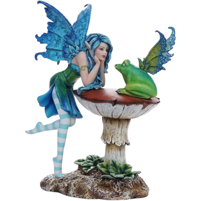 amy brown enchanting frog gossip fairy