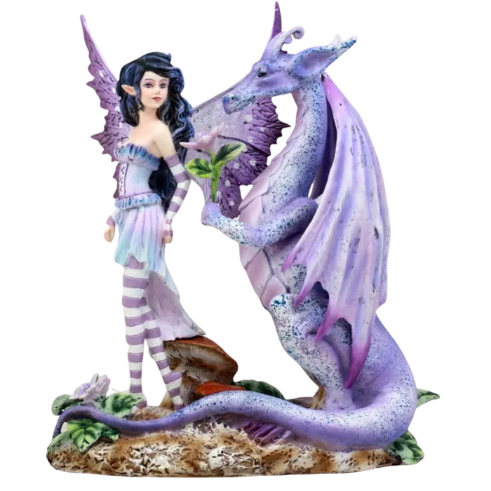 amy brown romantic twilight dragon courting fairy