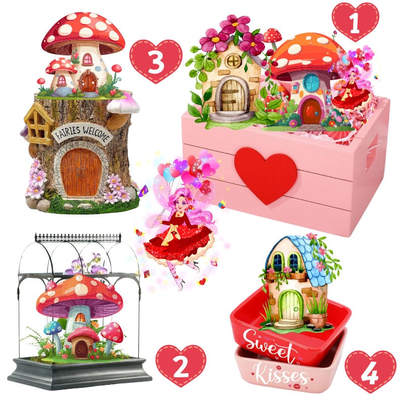 magical valentine’s day instant fairy garden