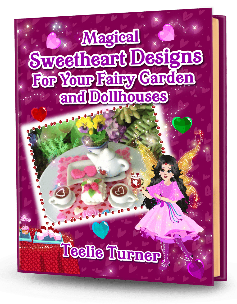 book cover mockup magical sweetheart designs for your fairy garden and dollhouses