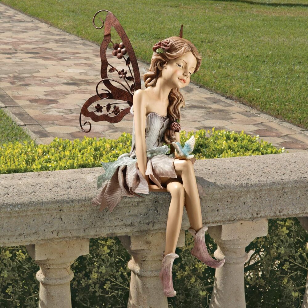 design toscano fannie the garden fairy