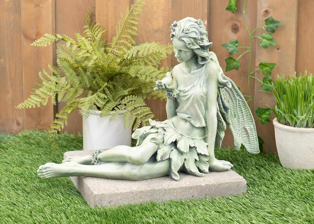 bird water feeder fairy garden outdoor