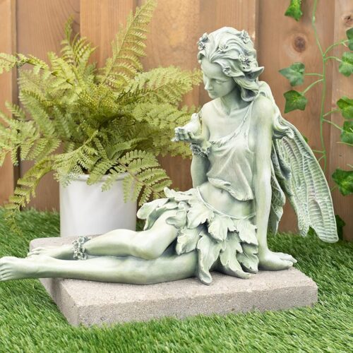 bird water feeder fairy garden outdoor