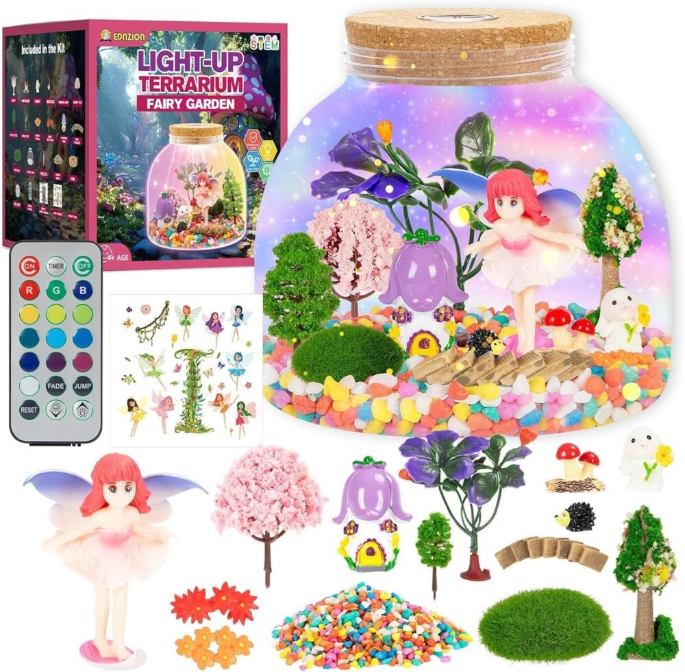 fairy light up terrarium kit