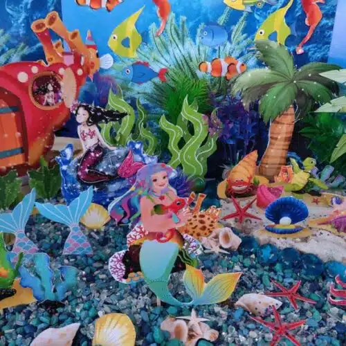 magical mermaid instant fairy garden digital download