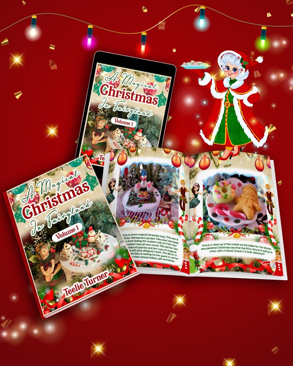 a magical christmas in fairyland mockup