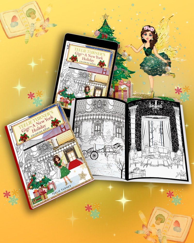 teelie turner's gigi a new york holiday coloring book