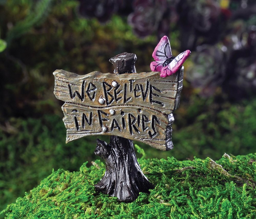enchanting fairy garden sign