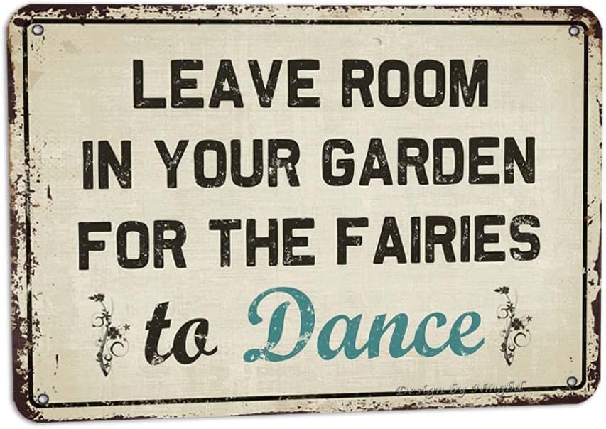 fun vintage fairy sign