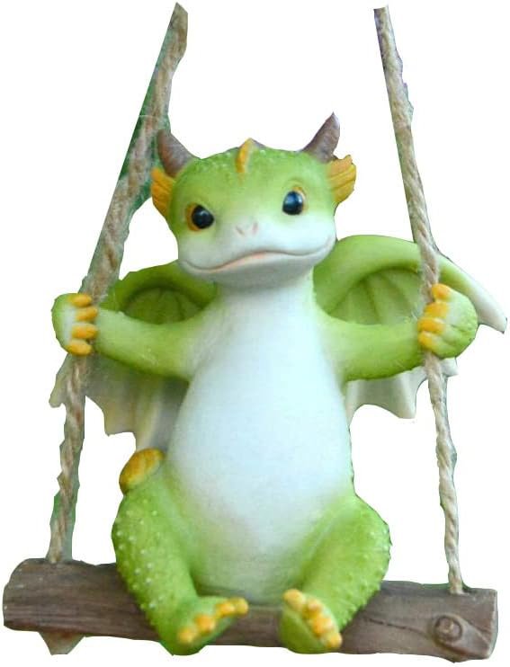 swinging dragon figurine