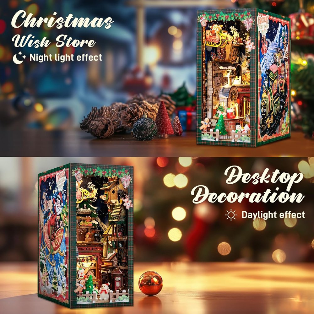 adorable christmas eve shop miniature scene1