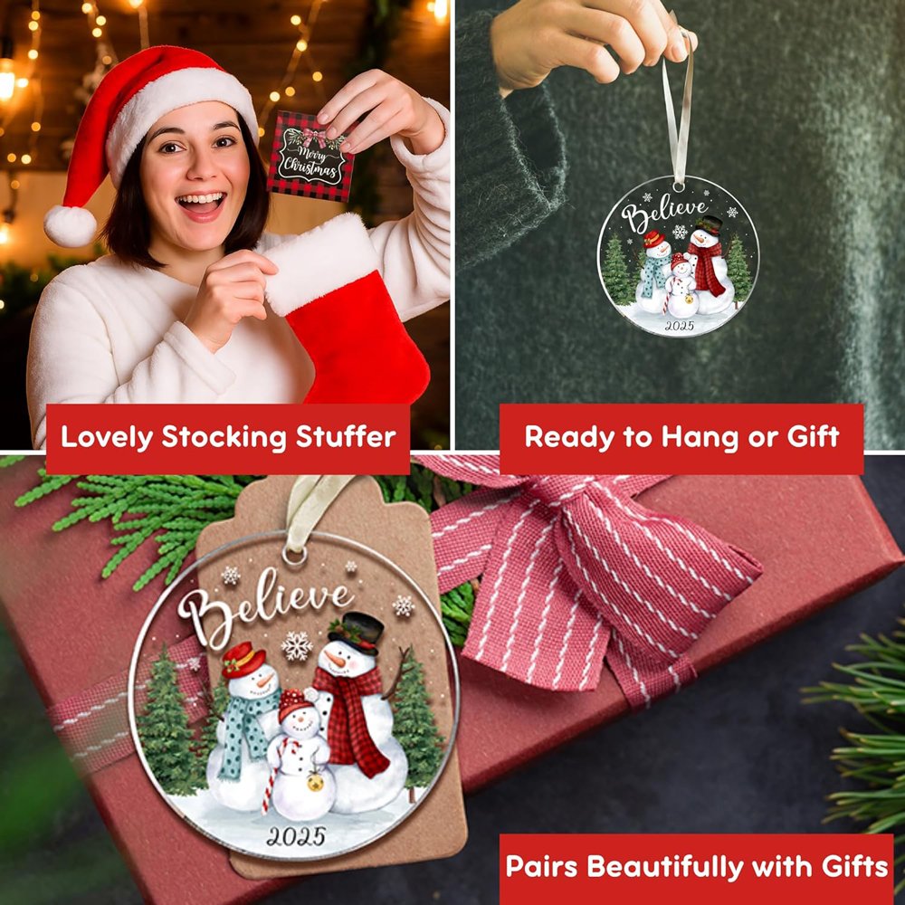 believe snowman family ornament2