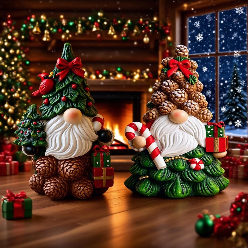 magical christmas gnome centerpieces4