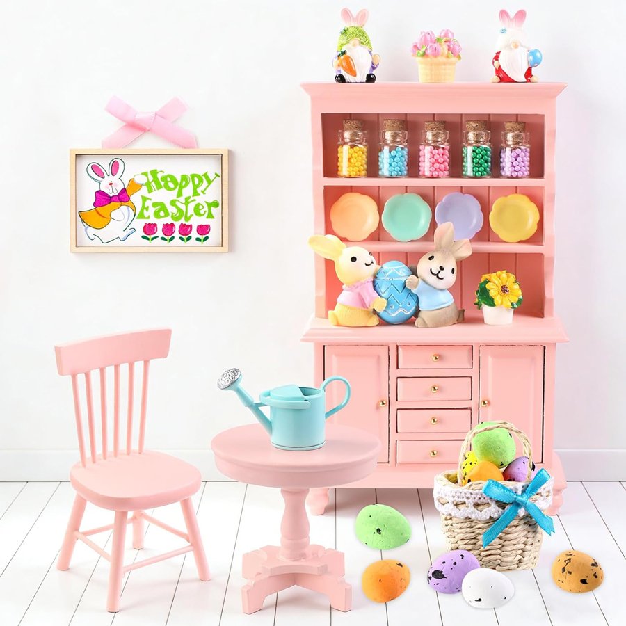 38pcs easter amazing miniatures decorations