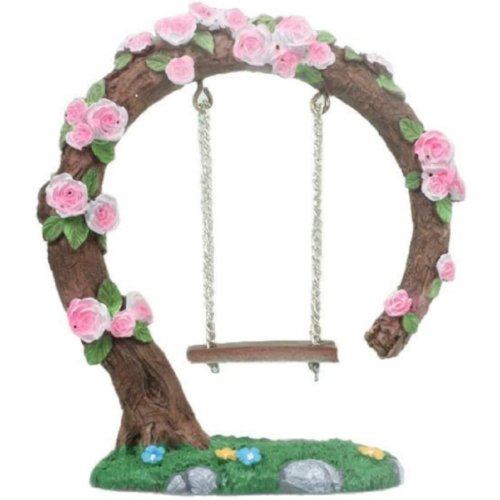 miniature fairy garden swing