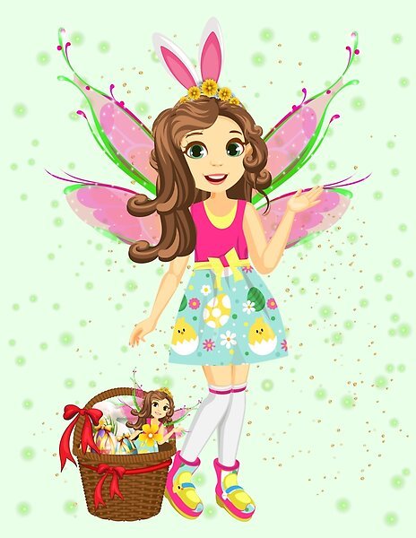 hope the magical easter basket fairy lov'n green