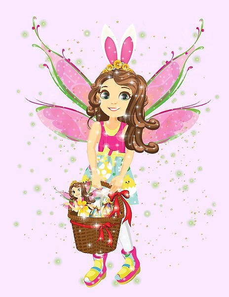 hope the magical easter basket fairy pretty in pink