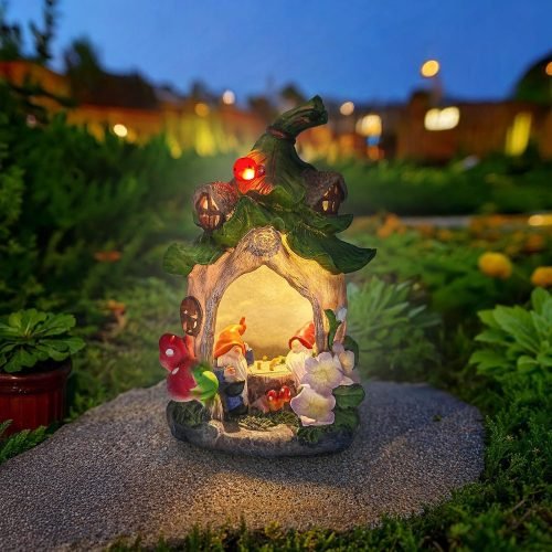 adorable gnomes playing chess in solar style